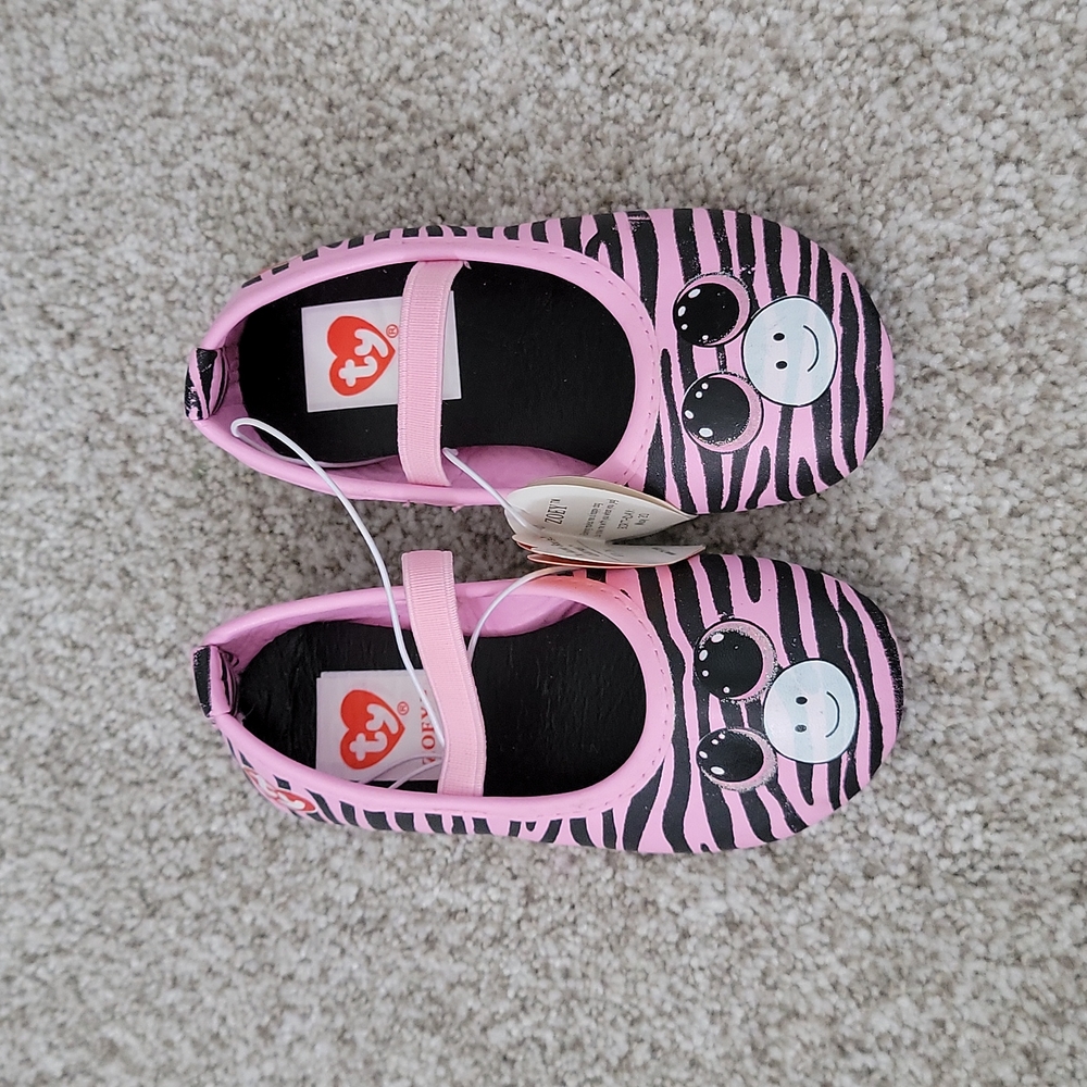 Toddler girl shoes TY Beanie Boo Sz 6 New